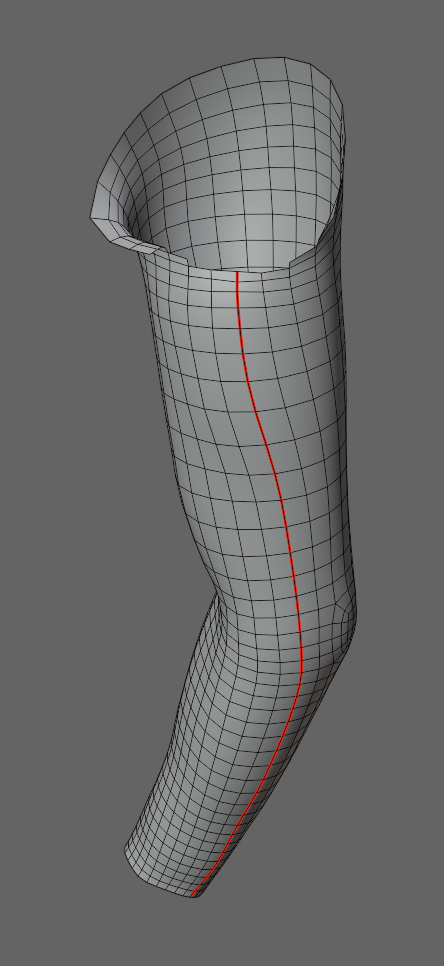 Arm Seam Marked